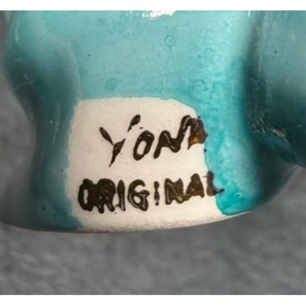 Vintage 1956 Yona Original Ceramic Circus Clown Handstand Acrobat Figurine 5" - Picture 4 of 13